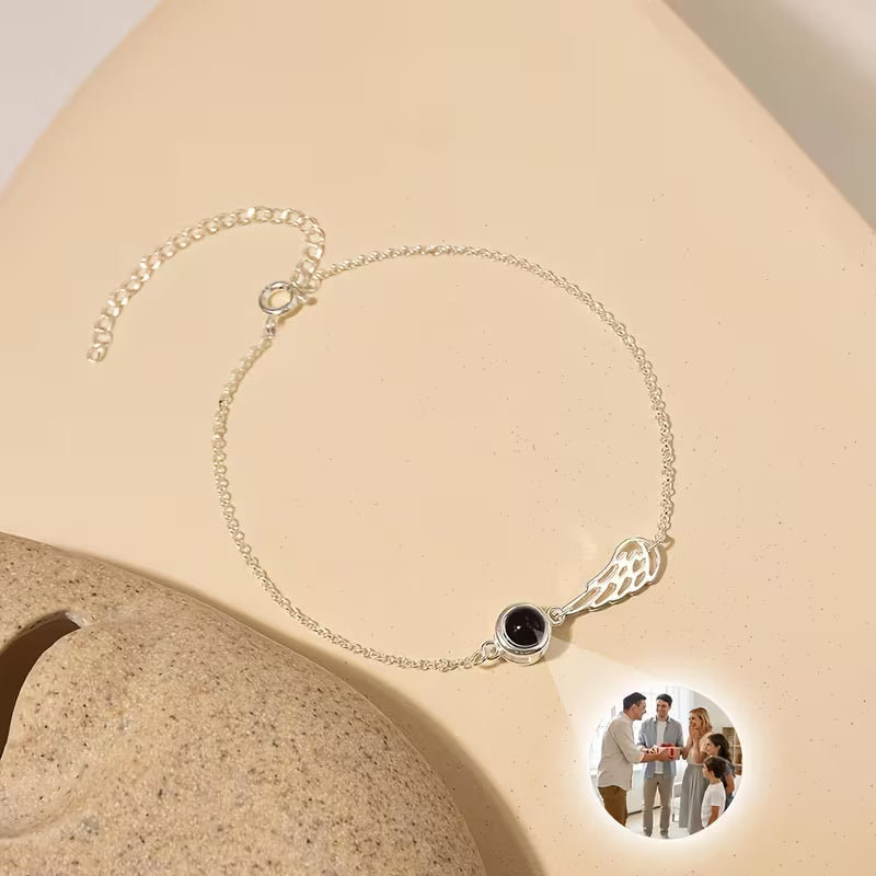 Personalizowana Bransoletka z Projekcją Zdjęcia – Ukryte Wspomnienie Blisko Ciebie