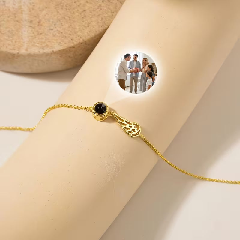 Personalizowana Bransoletka z Projekcją Zdjęcia – Ukryte Wspomnienie Blisko Ciebie