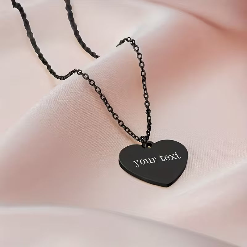 Personalizowany Naszyjnik z Grawerem – Serce